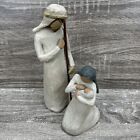 Willow Tree Mary Joseph and Baby Jesus Nativity Characters by Demdaco 1999