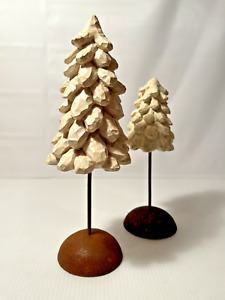 VTG 1999 Signed Demdaco Willow Tree "Trees" 2 Lot  8" & 10" Retired New Open Box