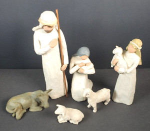 NEW DEMDACO Willow Tree Sculpted Hand-Painted Figure NATIVITY 6 Pieces Set