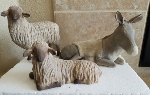 Susan Lordi Demdaco WILLOW TREE Christmas Story Gentle Animals of the Stable
