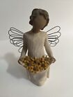 Willow Tree 2010 Demdaco Susan Lordi Sunshine Angel Sunflowers Resin Figurine