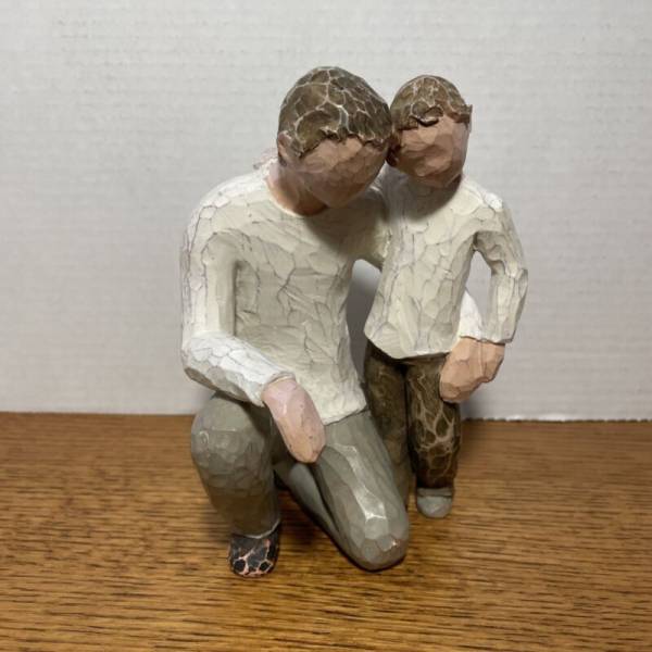 Willow Tree FATHER AND SON Figurine 5.5" Tall 2000 by Demdaco / Susan Lordi