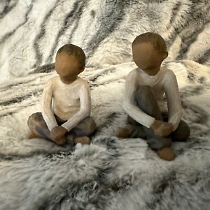 2 Willow Tree "Caring Child" And “Imaginative Child"  2008 Susan Lordi