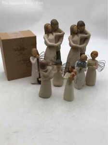Willow Tree Susan Lordi Husband Wife And More Angel Family Figurines Lot