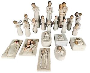 Lot Of 21 Willow Tree Figures