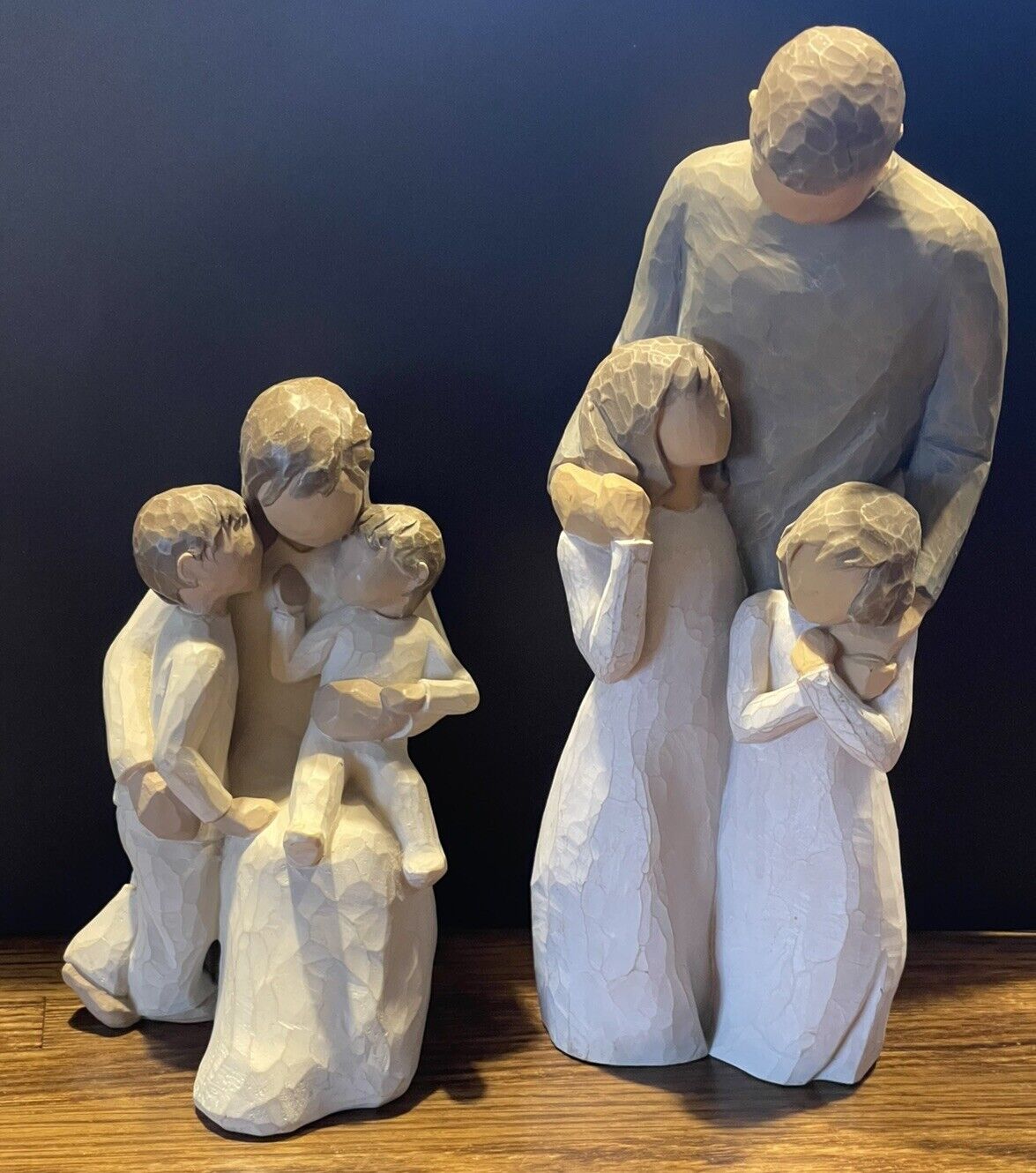 Willow Tree MY GIRLS Sculpted Figures Lordi QUIETLY Father Daughters Mother Sons