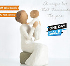 Grandmother Figurine Willow Tree Sculpted Grandma Holding Baby Grandchild Gifts