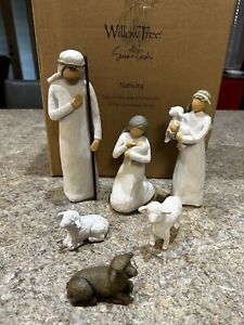 Willow Tree Sculpted Hand-Painted Figure, NATIVITY 6 pieces set