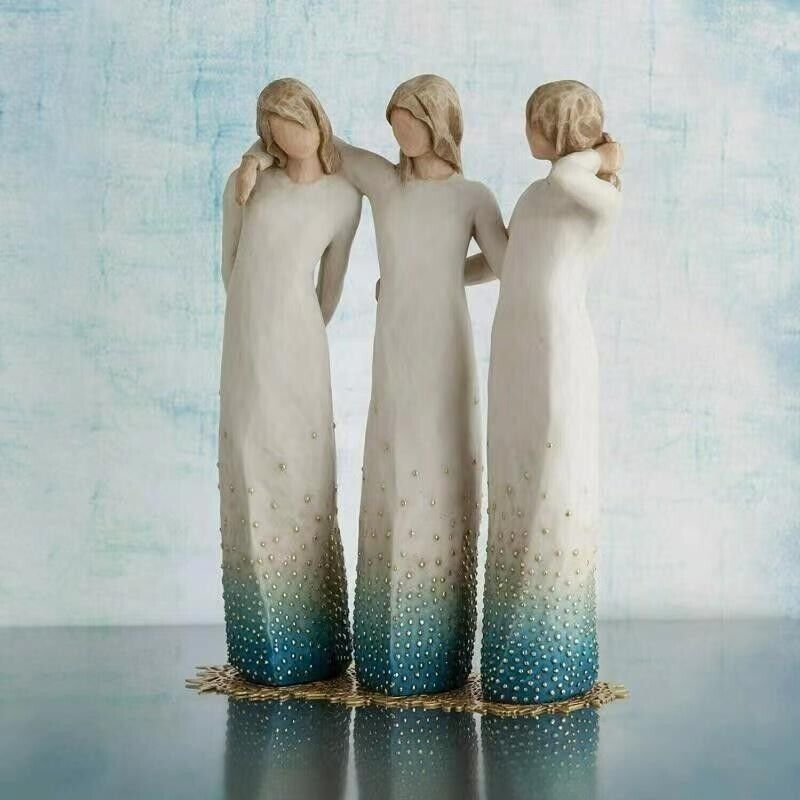 Willow Tree by My Side 3sister by My Side Sculpture Sculpted Handpainted Figure