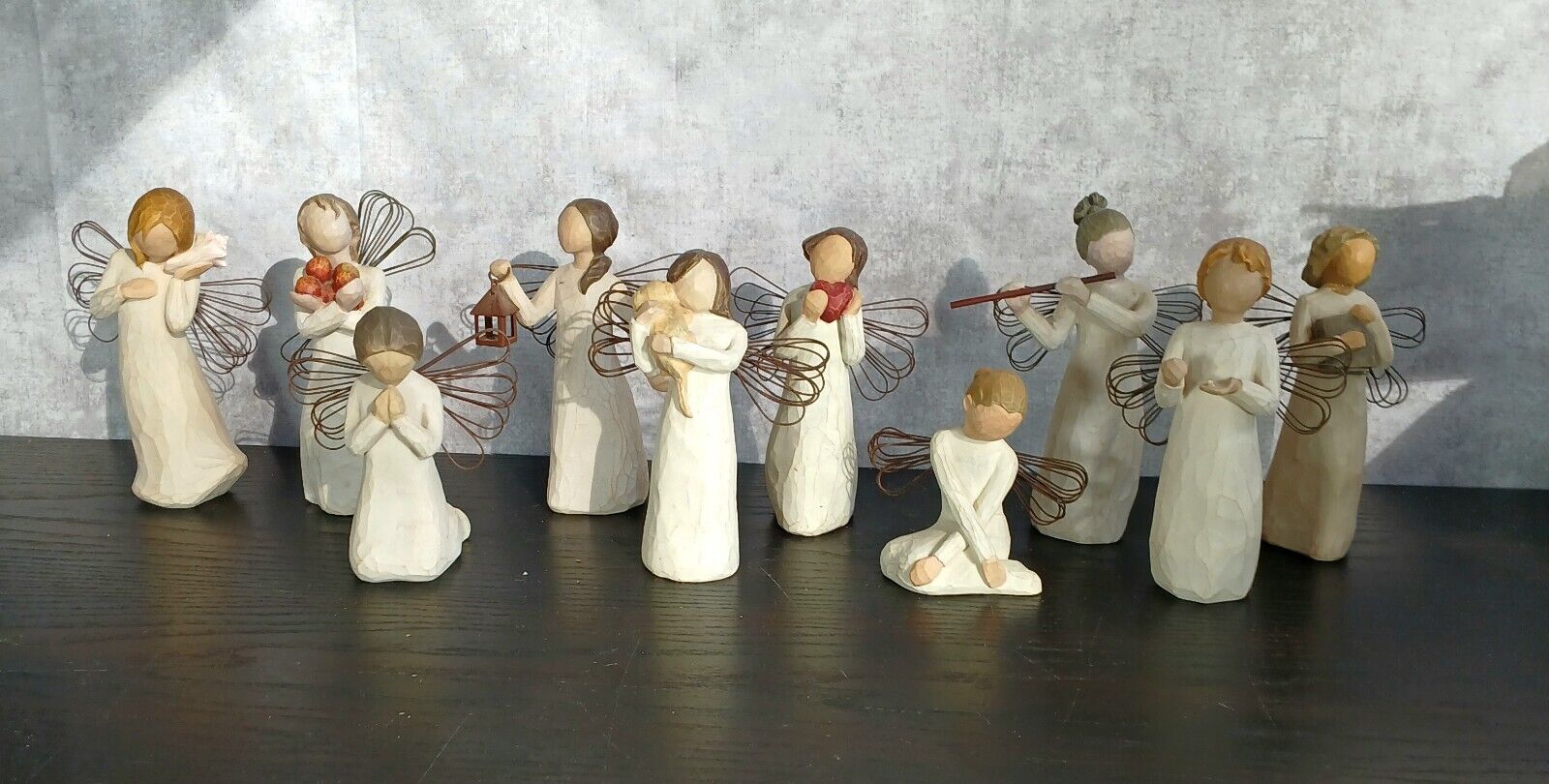 Lot of 10 Demdaco WILLOW TREE Figurines - ALL ANGELS