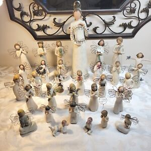 Willow Tree Figurines Lot Of 31 Demdaco Sue Lordi 2000-2006