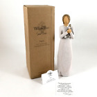 Willow Tree Hero Figure Woman Holding Folded American Flag with Box Demdaco 2004