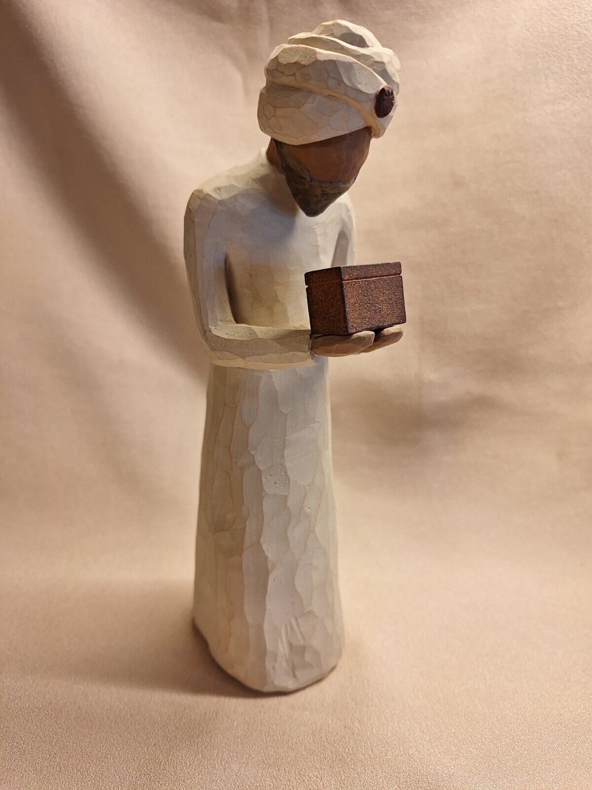 Willow Tree Nativity Figurine- Standing Wise Man/King holding red box