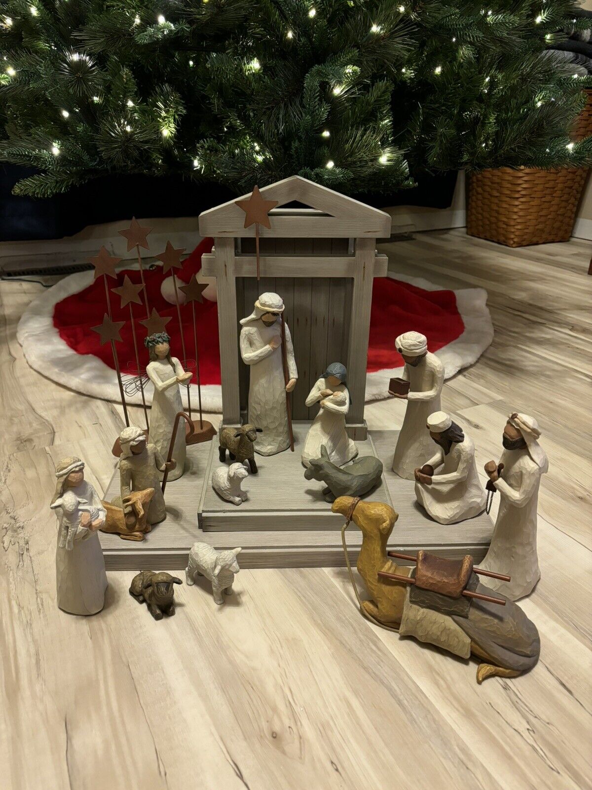 Willow Tree Nativity Set-ALL pics including Angel of Christmas-EXC cond. wboxes