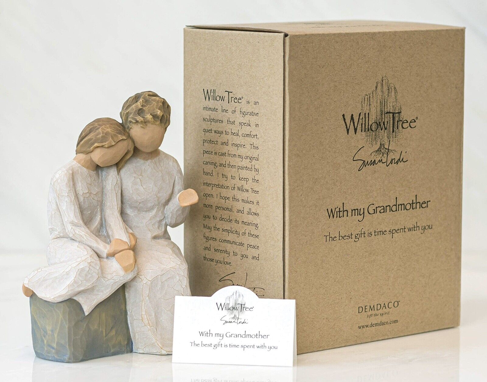 Willow Tree By Susan Lordi Demdaco “With my Grandmother” 2010 NEW FREE SHIP!