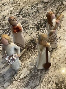 WILLOW TREE 5.5”Angel Of Sprit Garden Autumn Good Health Handpainted NO BOX