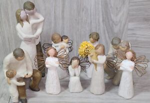Demdaco Willow Tree Sculptures Lot Of 9