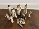 Lot of 9 Willow Tree Figurines Happiness, Close to Me, New Dad, Thinking of You,