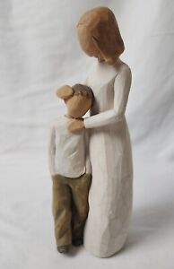 WILLOW TREE DEMDACO MOTHER AND SON 2002 FIGURINE SUSAN LORDI FAMILY PARENT DECOR