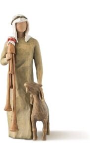 Willow Tree Zampognaro Shepherd with Bagpipe, Sculpted Hand-Painted #27183 New