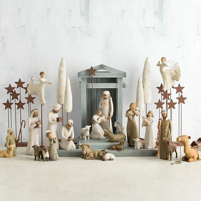 Willow Tree Holy Family Resin Nativity Figurines