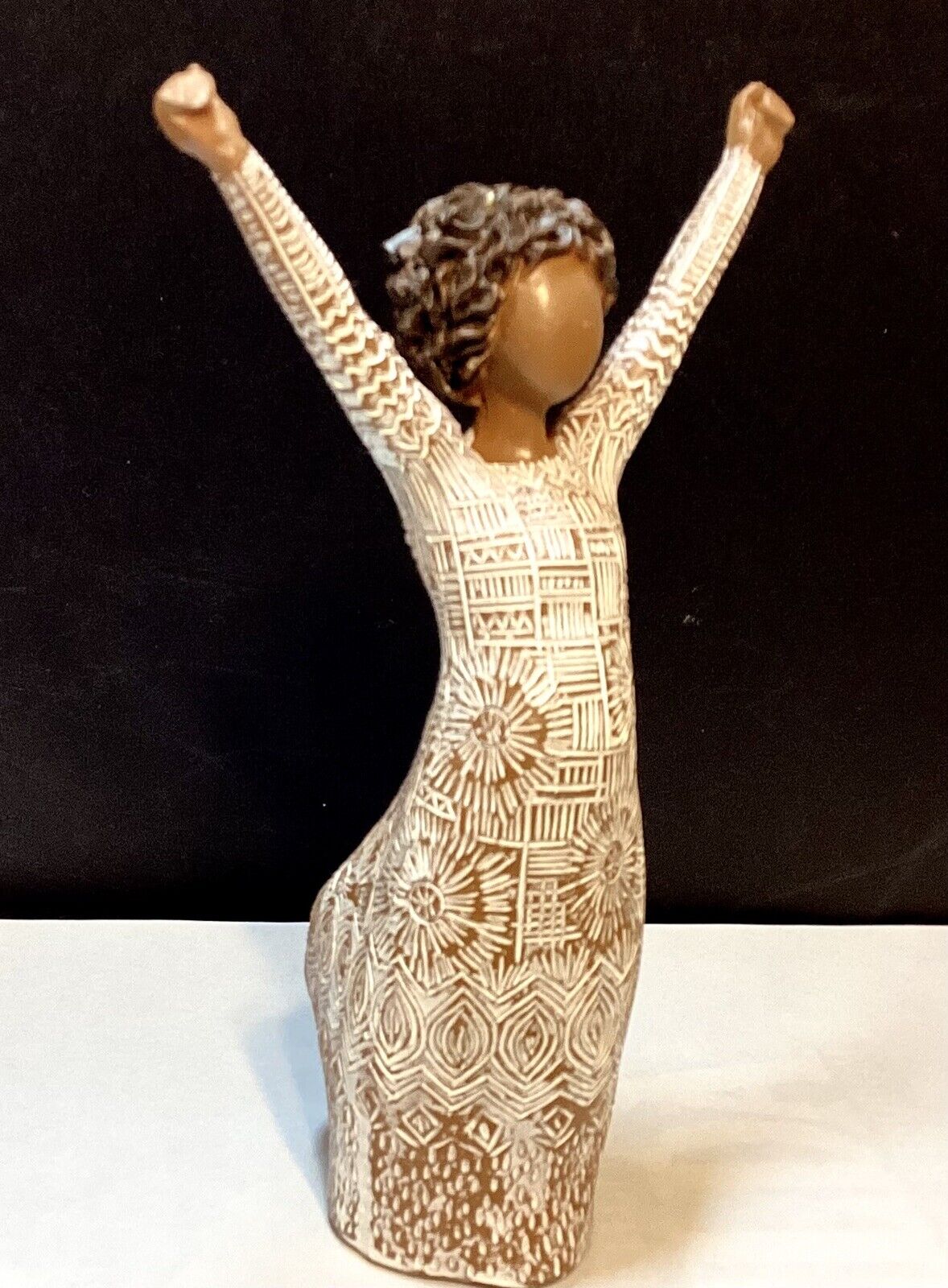 Susan Lordi Willow Tree Courageous Joy Dark Skin Figurine Made In USA