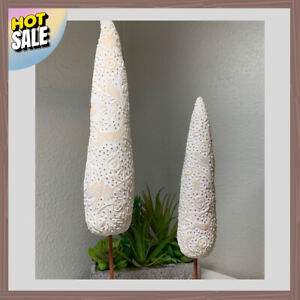 New ListingWillow Tree Cypress Trees, Sculpted Hand-Painted Nativity Accessory