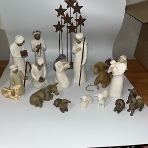 Willow Tree 17 Piece Nativity Figurine Set