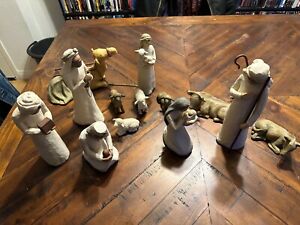 3 Willow Tree Nativity Sets (Nativity, 3 Wise Men, Shepherd & Stable Animals)