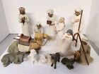 Willow Tree Nativity Set Figurines 13-Piece Mary, Jesus, Joseph, Wise Men, etc