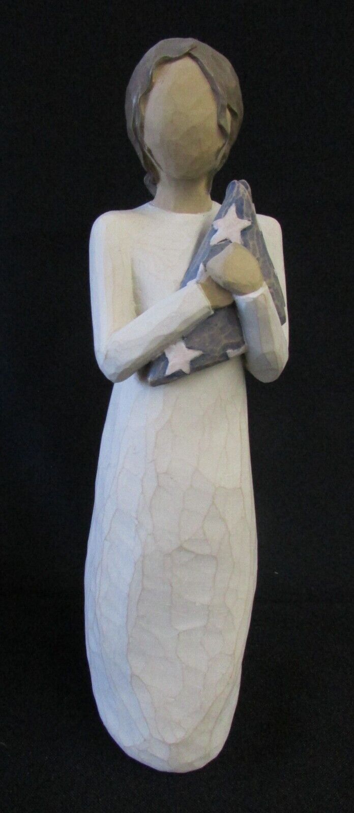 Demdaco Willow Tree Hero Figure by Susan Lordi 2004 Woman Flag