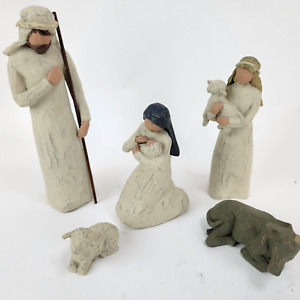 New ListingWillow Tree 26005 Sculpted Hand Painted Nativity Figure Set 5 Piece Original Box