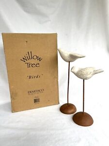 Willow Tree Nativity Birds Sculpture Set Susan Lordi White Dove w/Box 1999 READ