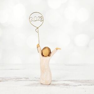 2023 Willow Tree "Here's to You" 2023 Balloon Annual Figurine 6 1/8"