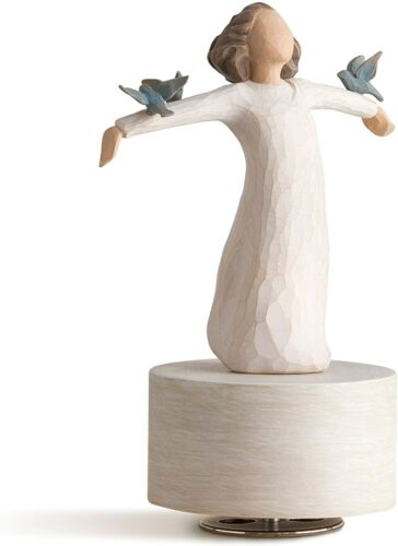 Willow Tree Happiness Musical, Rotating Figurine Plays "Waltz of The Flowers"