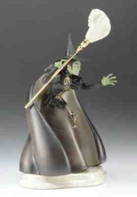 LENOX THE WIZARD Of OZ WICKED WITCH of THE WEST 10" RETIRED SCULPTURE FIGURINE