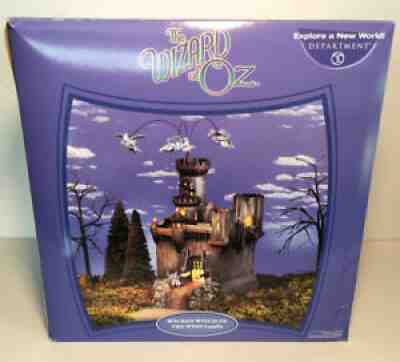 Wizard Of Oz â??Wicked Witch of the West Castleâ? DEPARTMENT 56 (2004) Discontinued
