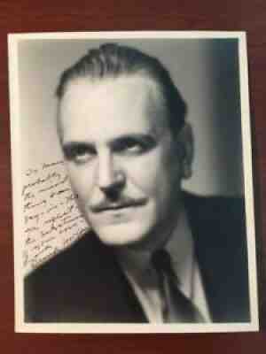 FRANK MORGAN SIGNED PHOTO, WIZARD OF OZ, ACTOR, JSA AUTHENTICATED, VERY RARE