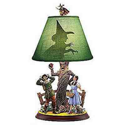 Bradford The Wizard of OZ We're Not in Kansas Anymore Dorothy and Scarecrow Lamp