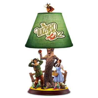 WIZARD OF OZ Lamp "We're Not In Kansas Anymore" by The Bradford Exchange