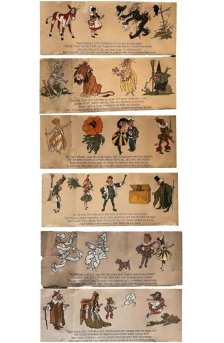 wizard of oz Story Picture collectibles vintage 28”L X 11” W