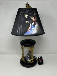 Bradford Exchange Wizard Of Oz Wicked Witch Hourglass Lamp! RARE and HTF!!
