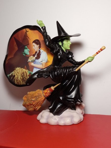 BRADFORD EXCHANGE Wizard of Oz WICKED WITCH Figurine "Surrender Dorothy" 2007