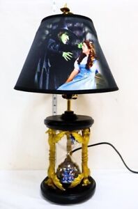 Bradford Exchange Wizard Of Oz Wicked Witch Hourglass Lamp! RARE and HTF!!