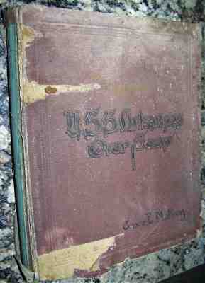 1918 WWI ANTIQUE USS ARKANSAS BATTLESHIP PHOTO ALBUM US NAVY GERMAN FLEET USN