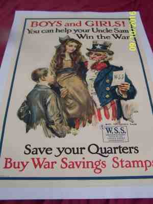 WWI Orig. Poster James M. Flagg -