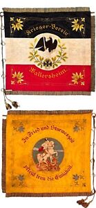 Pre WW1 World War 1 WWI Imperial German Prussian Veterans Banner Flag Regiment