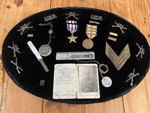 WW1 Silver Star Superhero Riley W. MacGregor Shadow Box! Dog Tag, 925, + More!