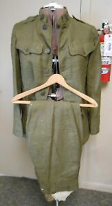 Named Soldier Corporal WWI WW1 353rd Aero Squadron Uniform Tunic Jodhpurs