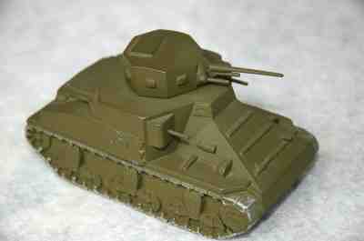 WWII ID/Recognition Model: US Early War (Medium Tank M2) made of lead